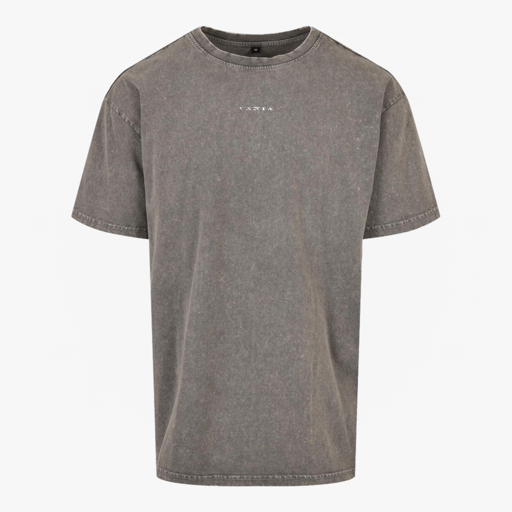 VXNTA Acid Washed Oversized Pulse Lightning T-shirt
