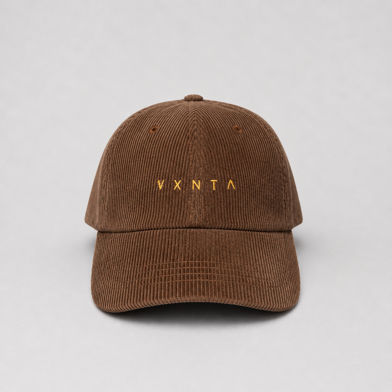VXNTA Low Profile Corduroy Cap - Brown