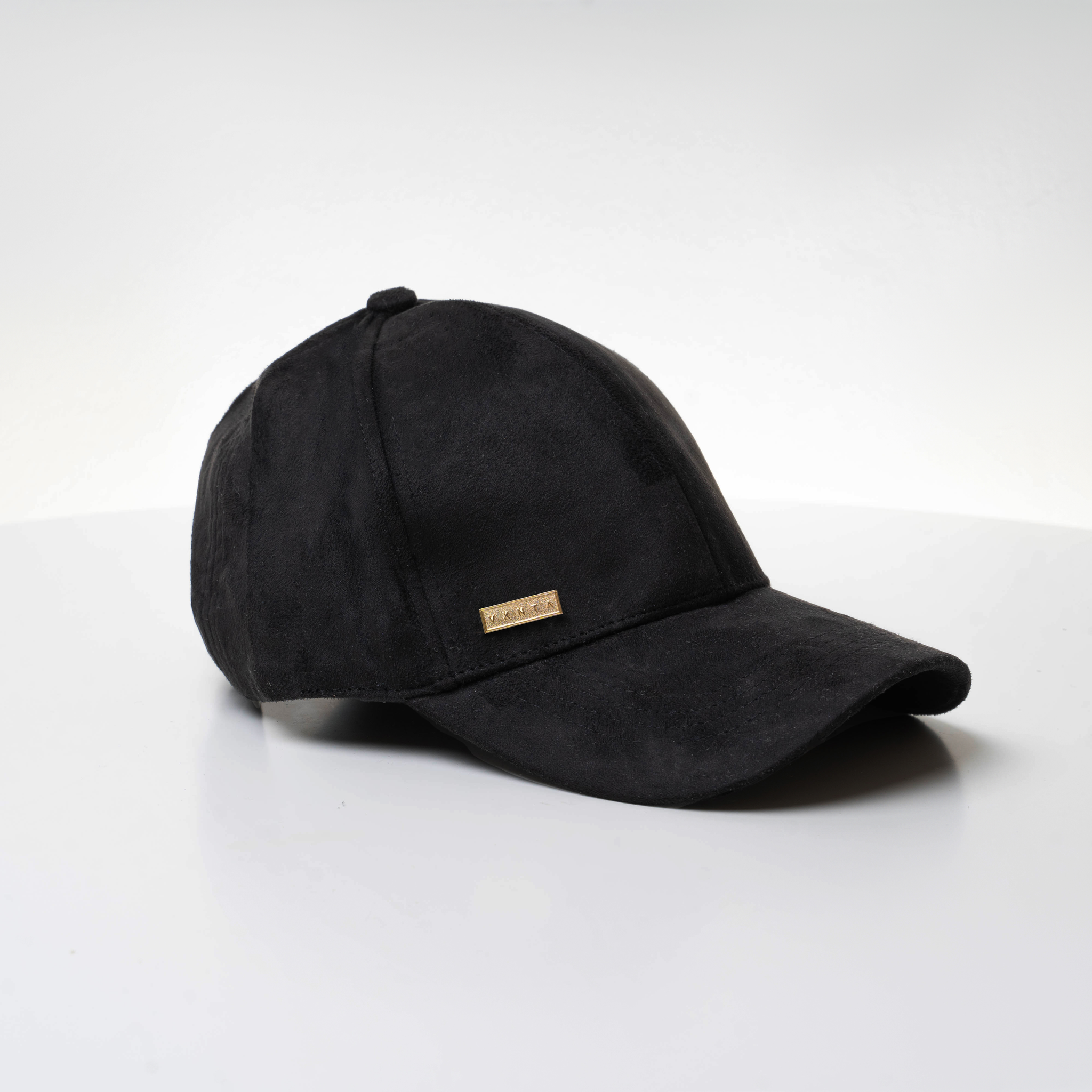 VXNTA Gold Logo Cap - Black